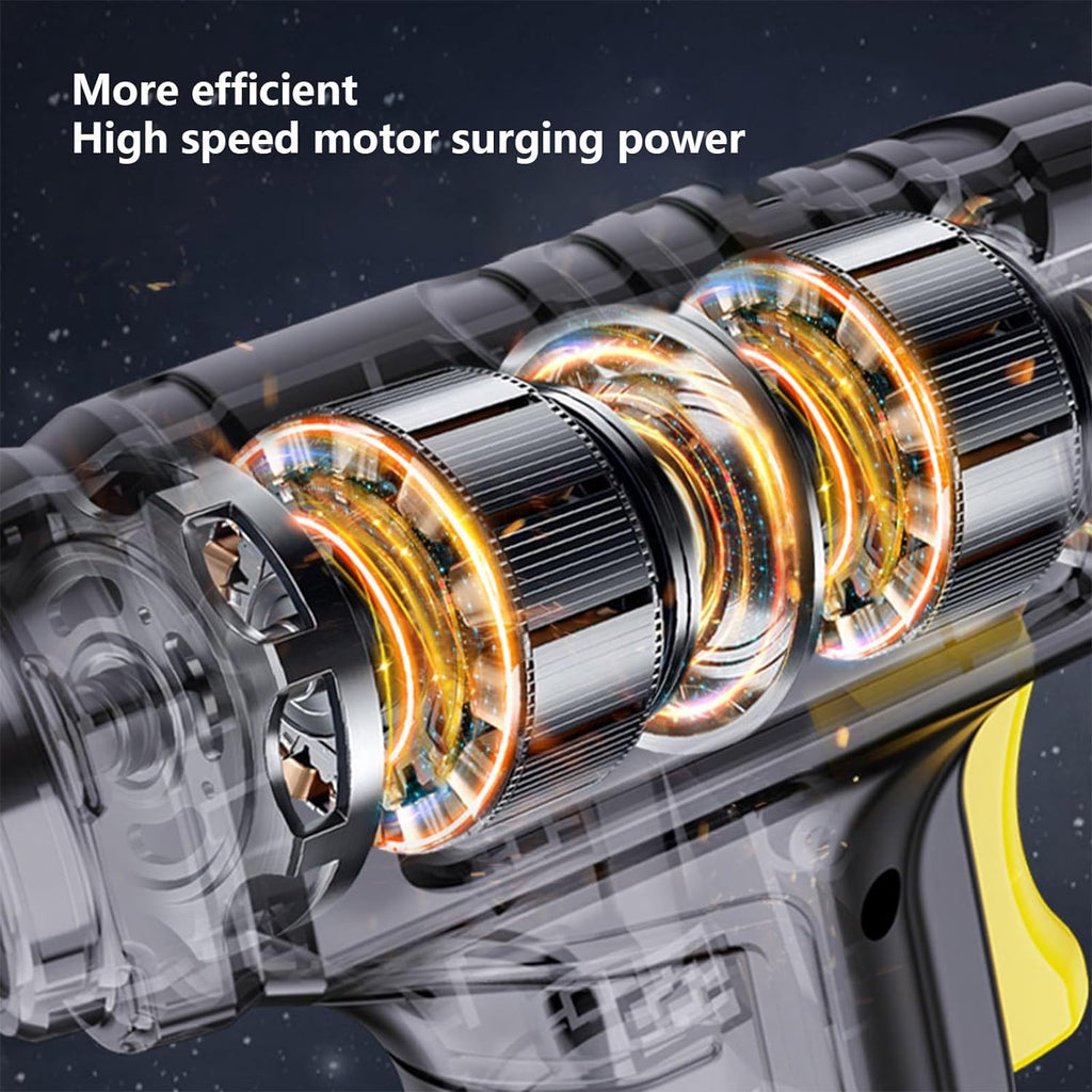 Tire Inflator Pump with Emergency LED Light