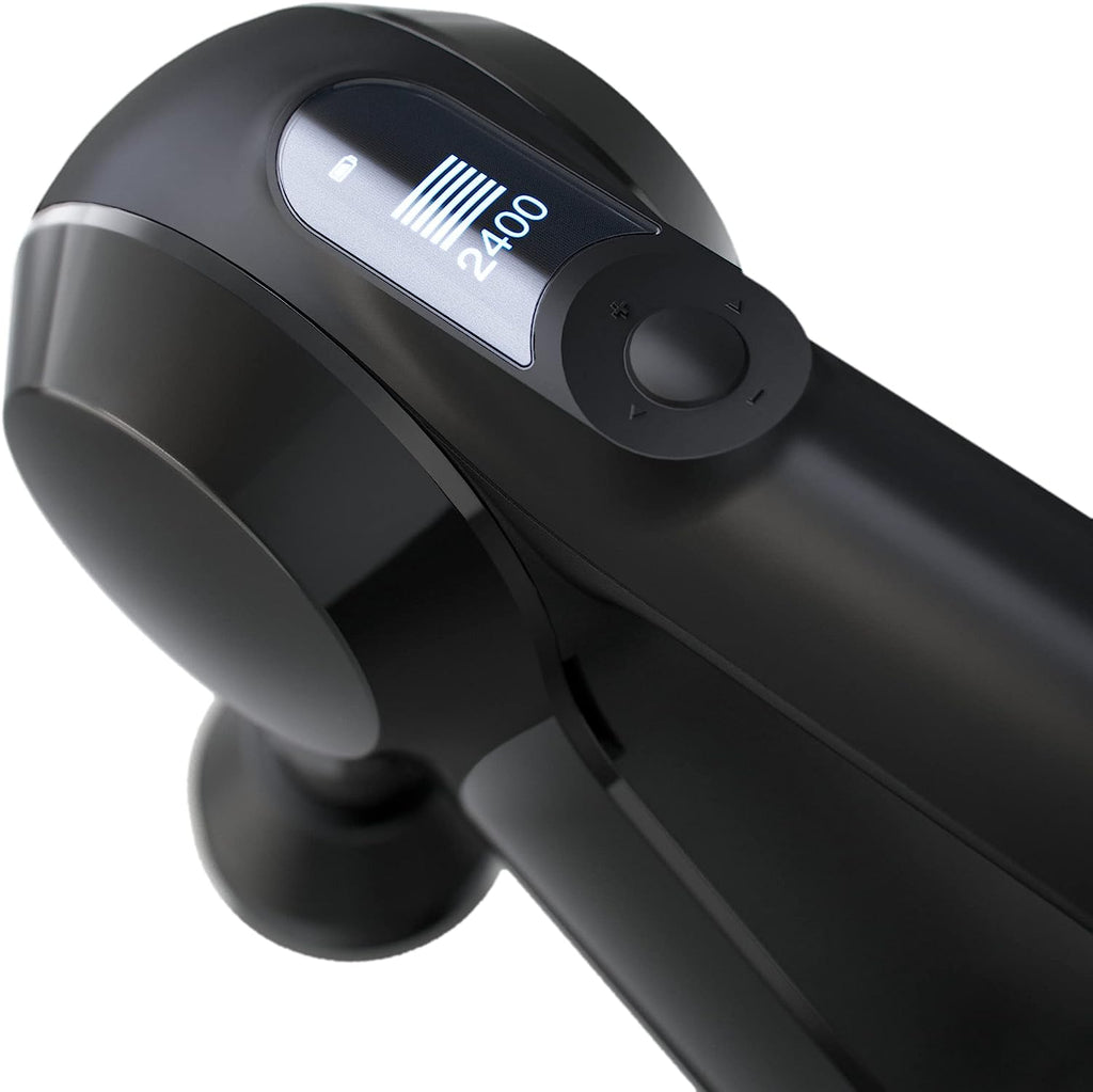 TheraGun Elite Ultra-Quiet Percussion Massage Gun for Deep Tissue Muscle Pain Relief, Handheld Electric Massager Perfect for Neck, Back, and Full Body Tension, Bluetooth and USB-C Charging, 5th Gen