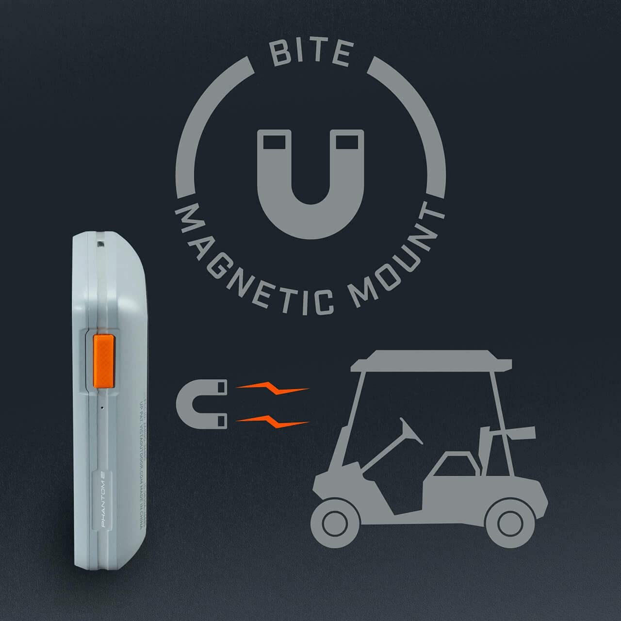 Bushnell Phantom 2 Golf GPS Rangefinder, Black