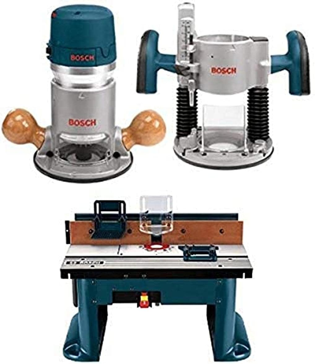 BOSCH 1617EVSPK Wood 12 Amp Router Tool Combo Kit